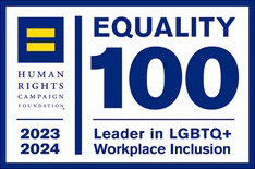 Equality 100 - Leader in LGBTQ+ Workplace Inclusion - HRCF - 2023-2024